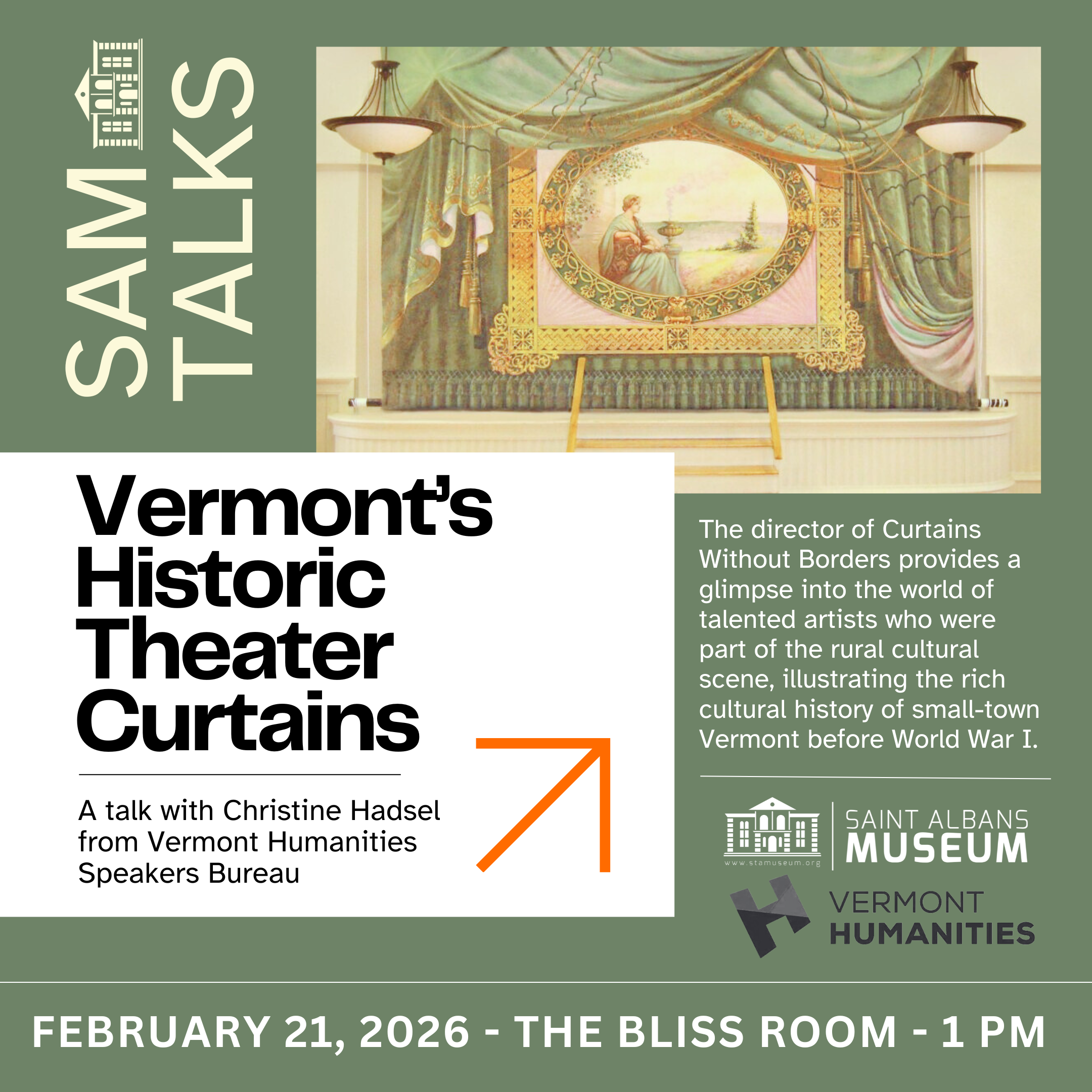 SAM Talks // Vermont’s Historic Theater Curtains with Christine Hadsel