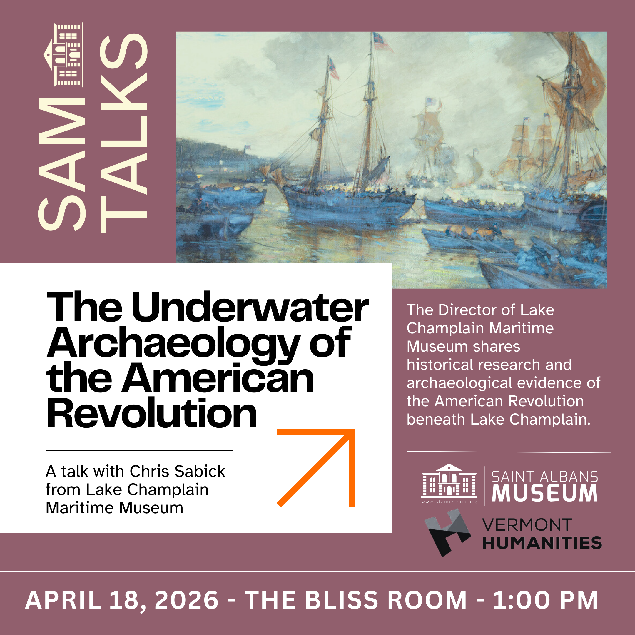 SAM TALKS // The Underwater Archaeology of the American Revolution with Christopher Sabick