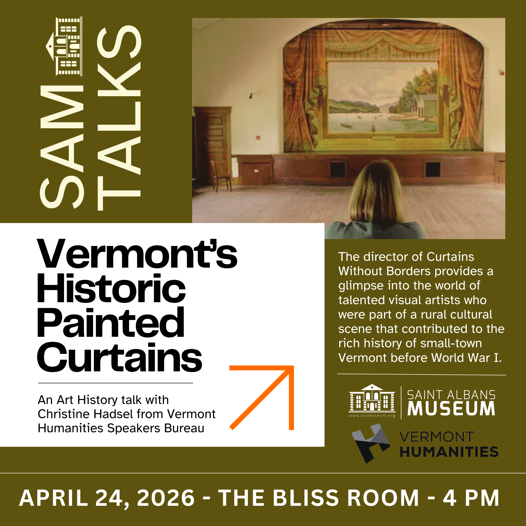 SAM Talks // Vermont’s Historic Painted Curtains with Christine Hadsel
