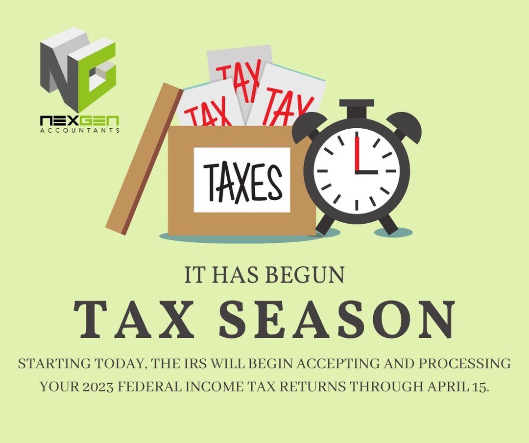 Tax season has arrived. Starting today, the IRS will begin accepting and processing your 2023 federal income tax returns through April 15.

Sure, this must feel like your teacher explaining that you have a final paper due at the end of the semester a