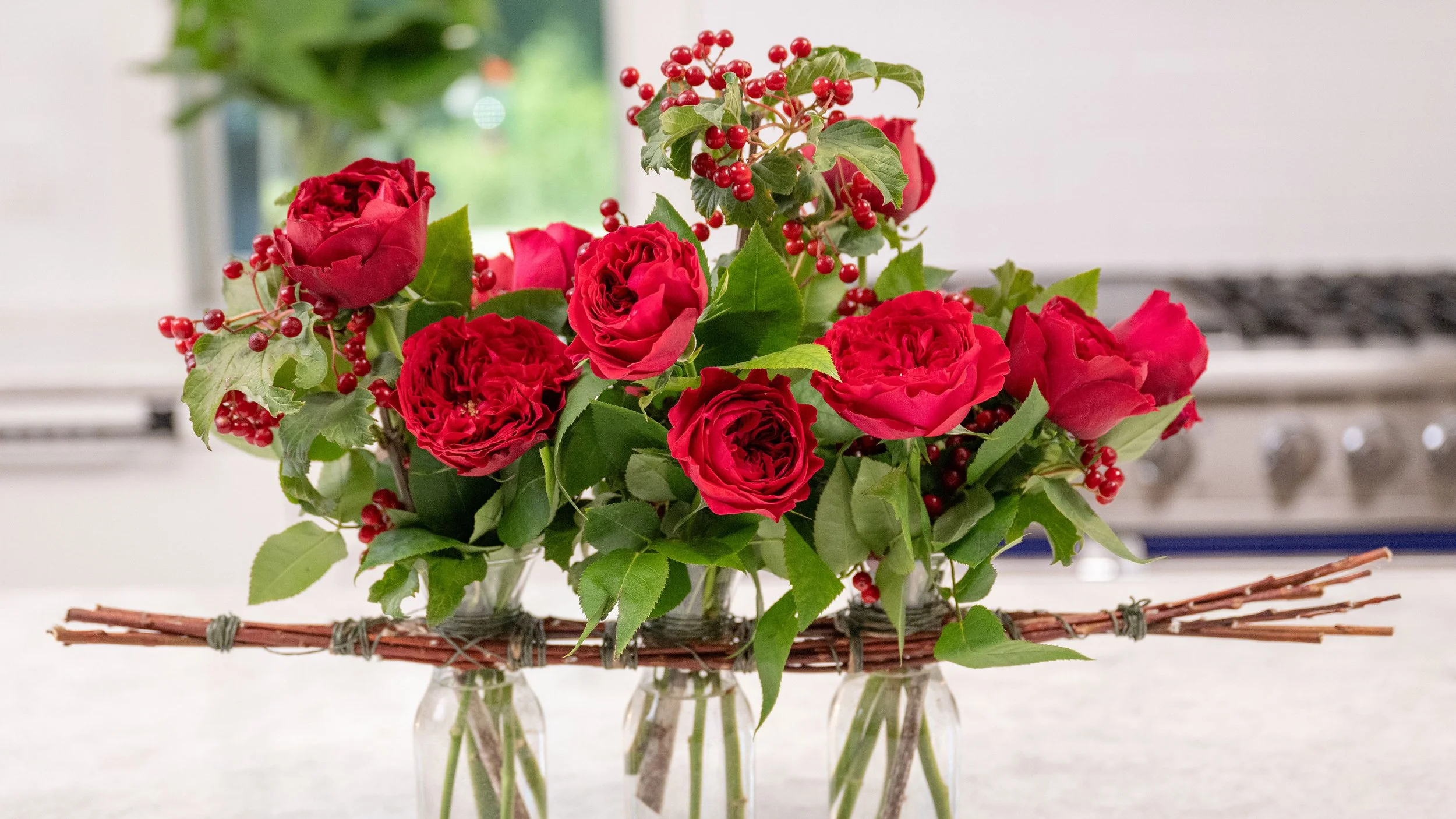 Trio of Garden Roses – for Gilligan’s Island??!!!