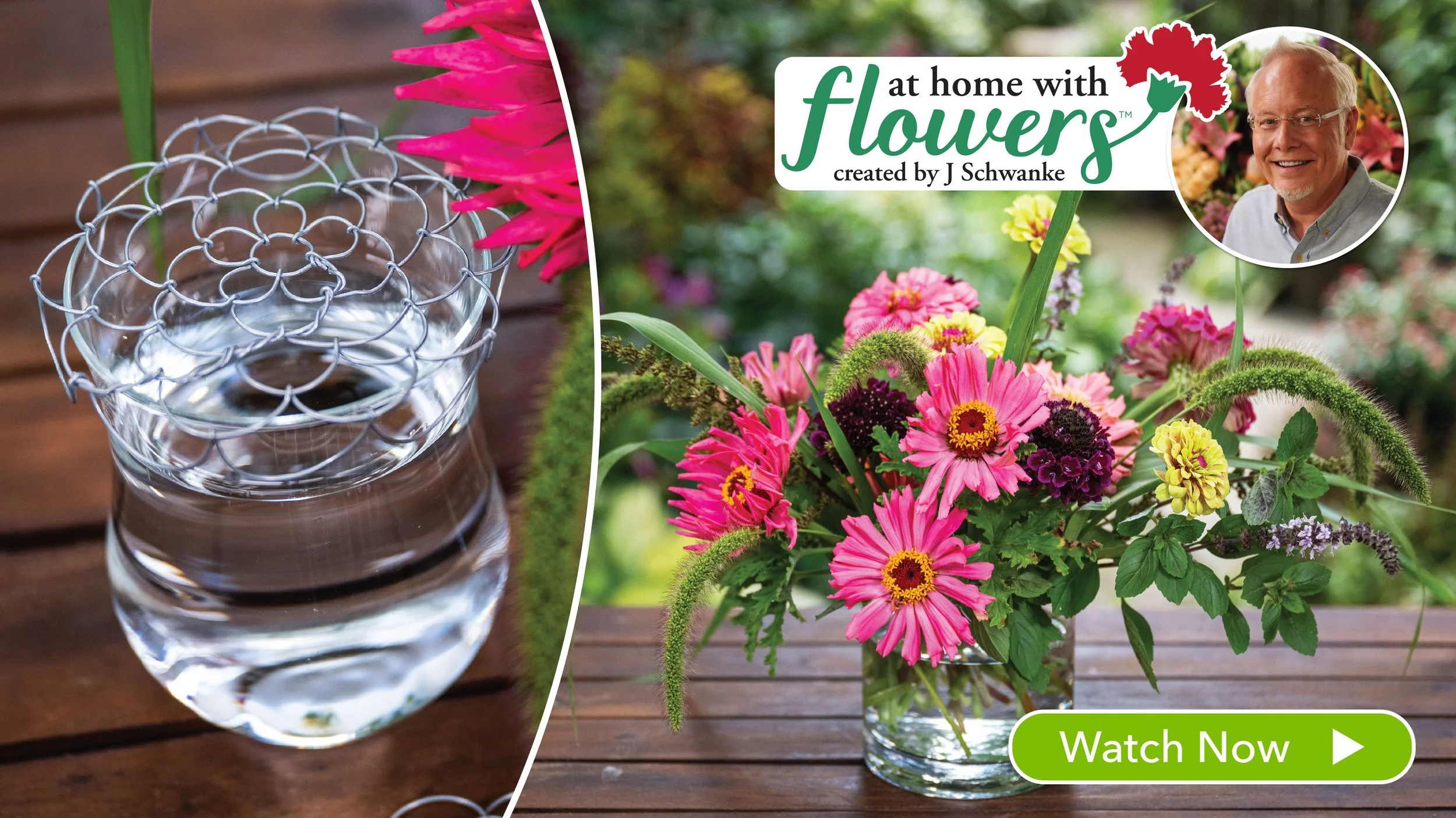 Easy Flower Arranger Garden Bouquet!