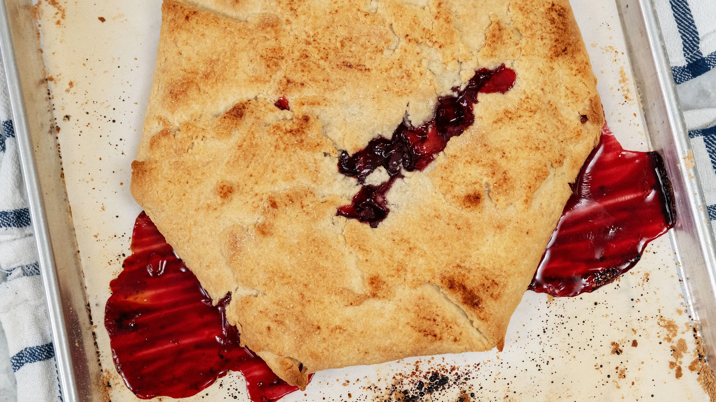 Blueberry Galette- featuring Kelly’s Extra Delicious Crust