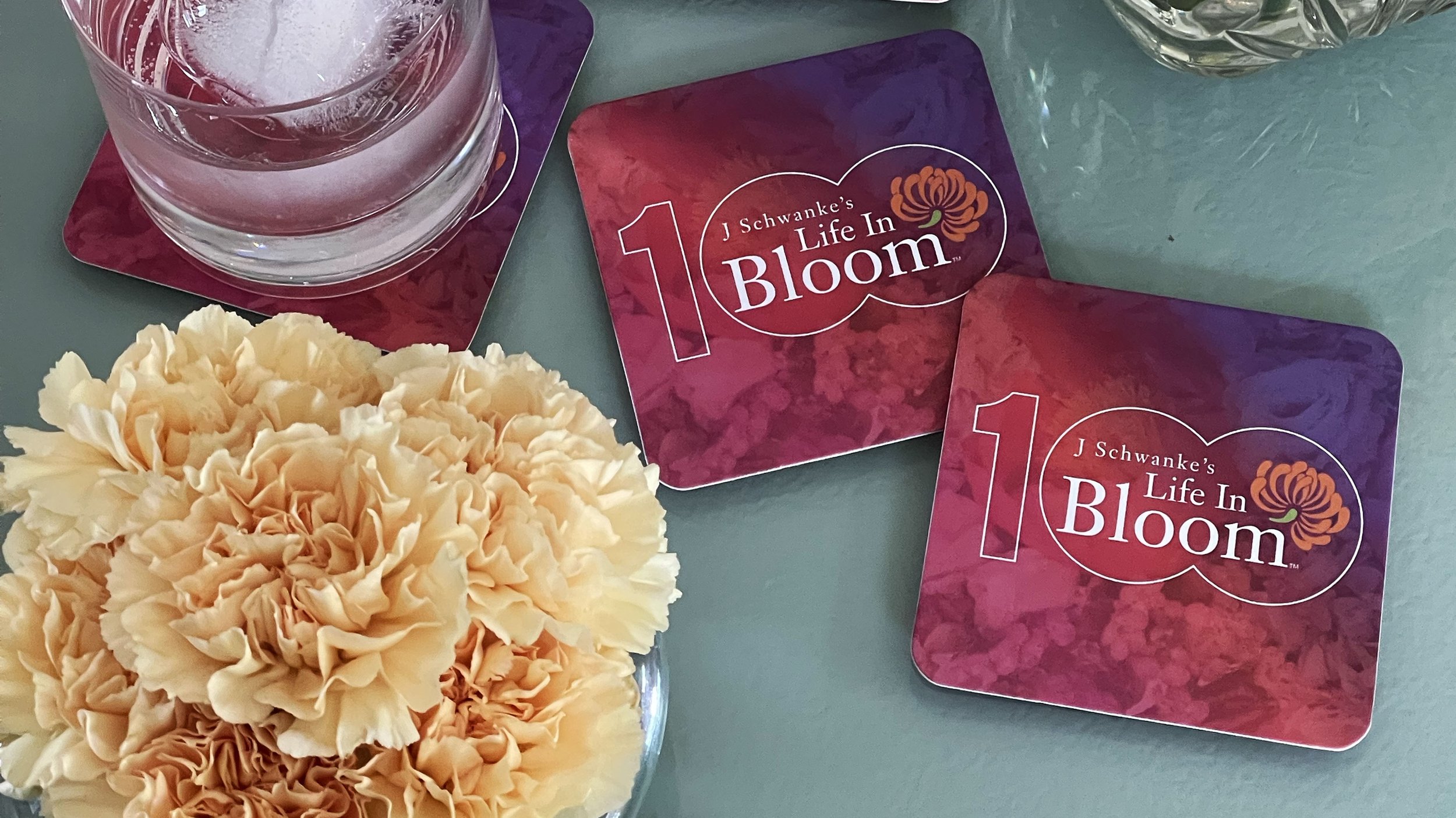 Life in Bloom- 100 Episodes       Limited Edition Coasters