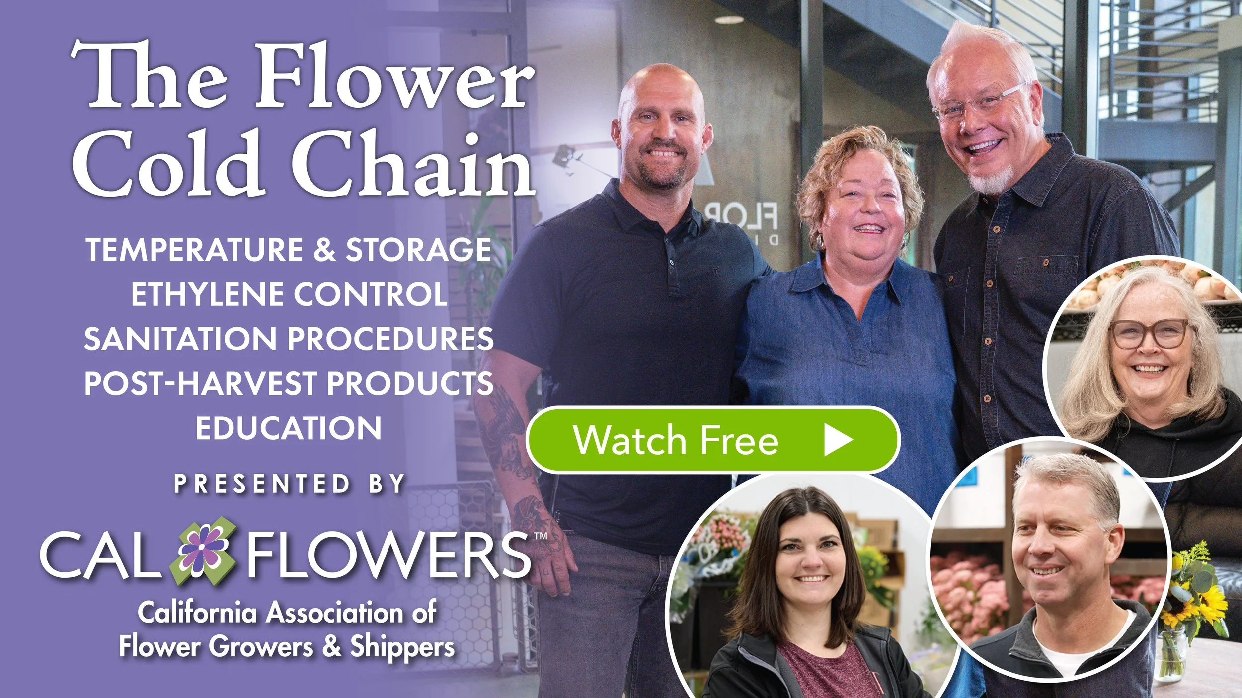 The Cold Chain for Flowers- Free video presented by CalFlowers!