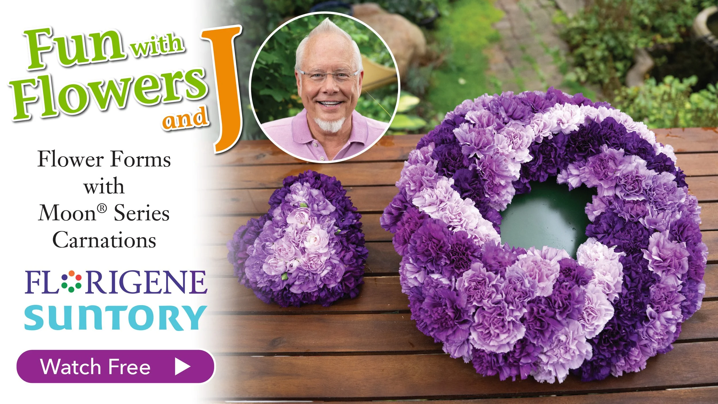 Over the MOON for Florigene Carnation- Flower Forms Video!