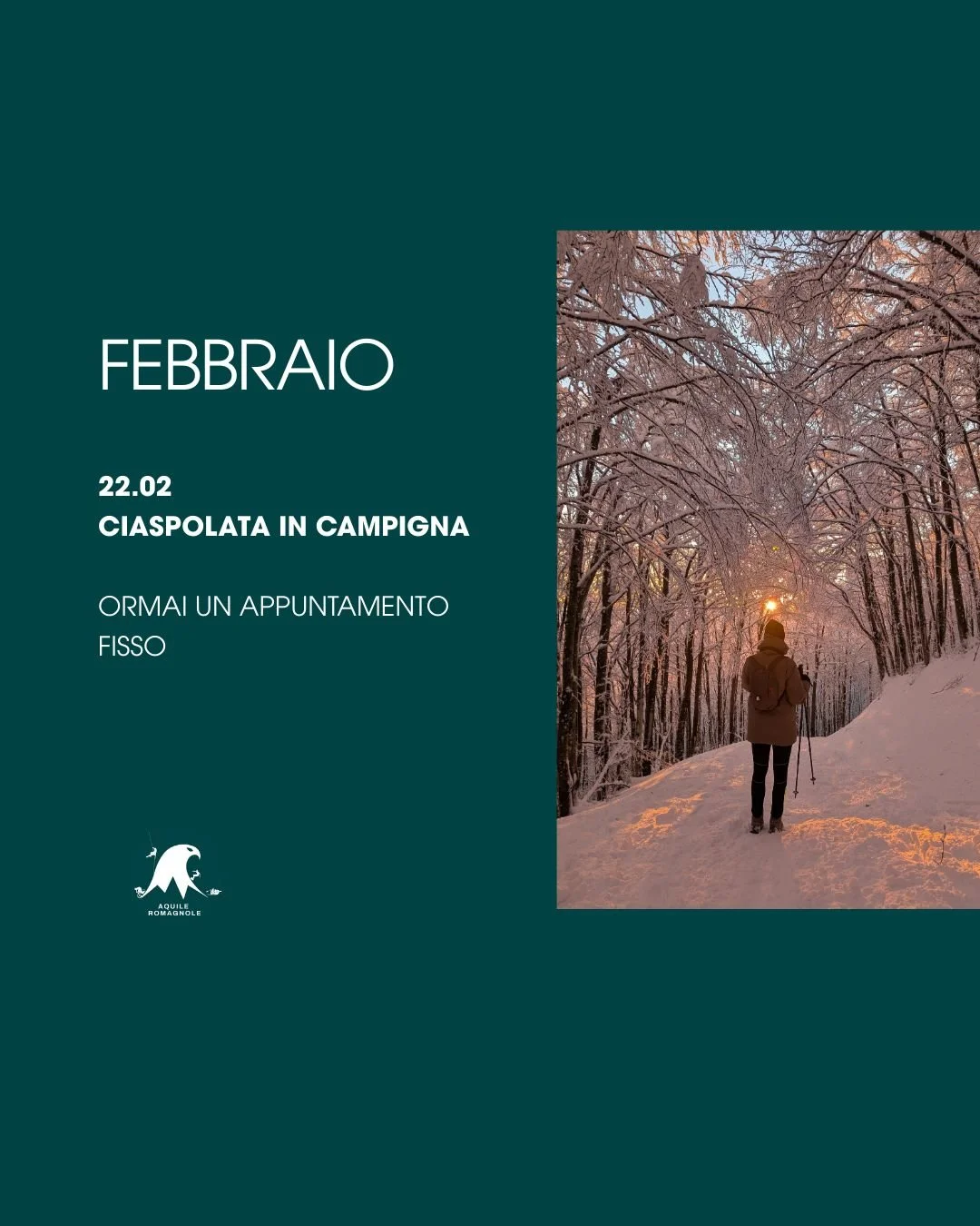 Ciaspolata nel Parco Nazionale delle Foreste Casentinesi