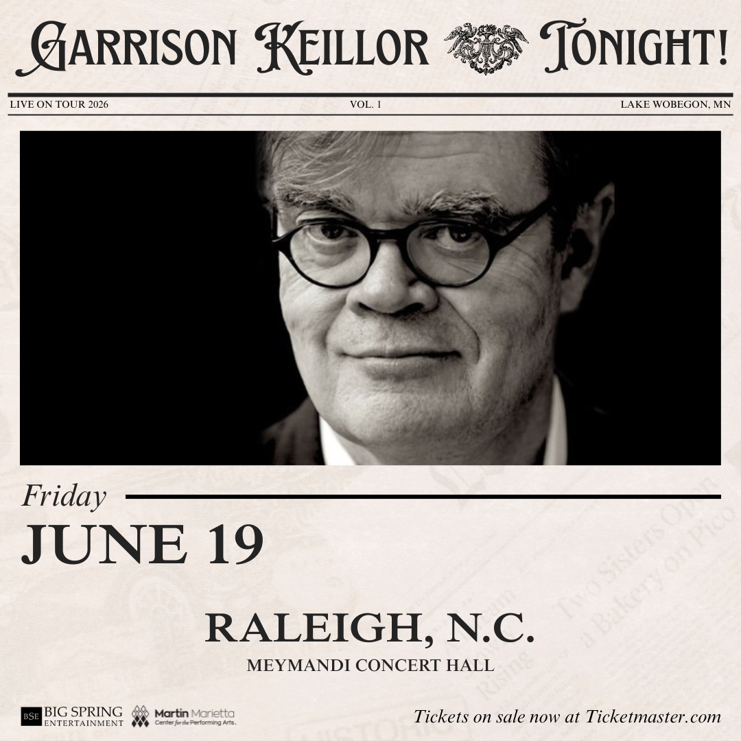Garrison Keillor Tonight!