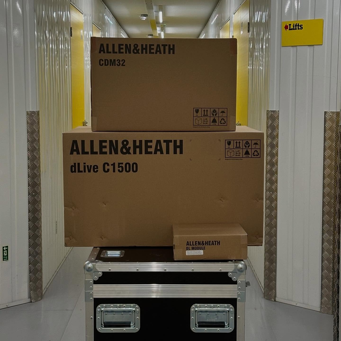 What a delivery day here at Lomax Audio HQ!

We are pleased to announce that we have just added a C1500, CDM32 with Rack Ultra FX and a Dante 128 x 128 option card to our already comprehensive stock of @allenandheath consoles and products. 

Thanks t