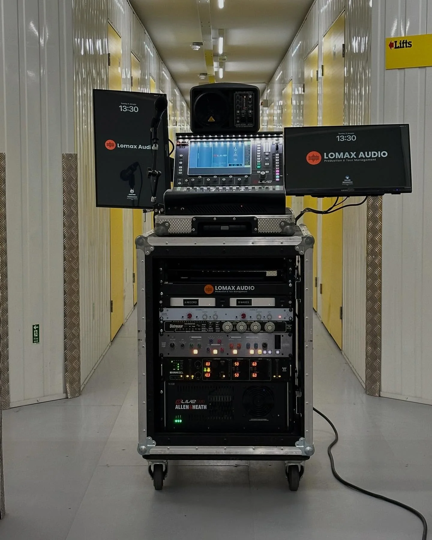 At the top of last year we supplied @montellfish with this turnkey audio package comprising of: 

- FOH &amp; MONS Control
- @sennheiser RF
- 2 Mac minis for Waves Performer and Recording
- Outboard equipment
- Complete microphone &amp; DI Package
- 