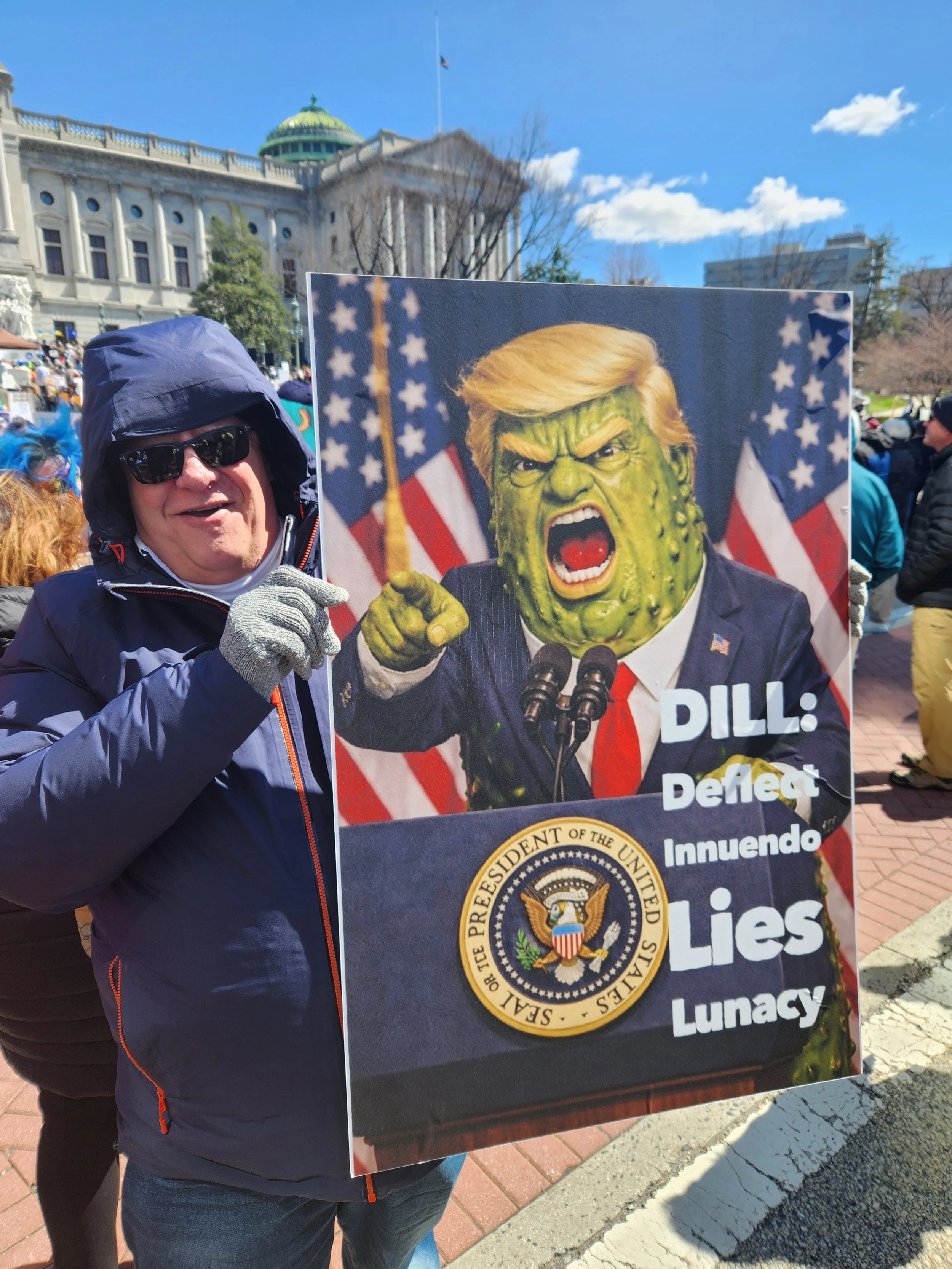 No Kings, Harrisburg, PA, My Thoughts, Etc.