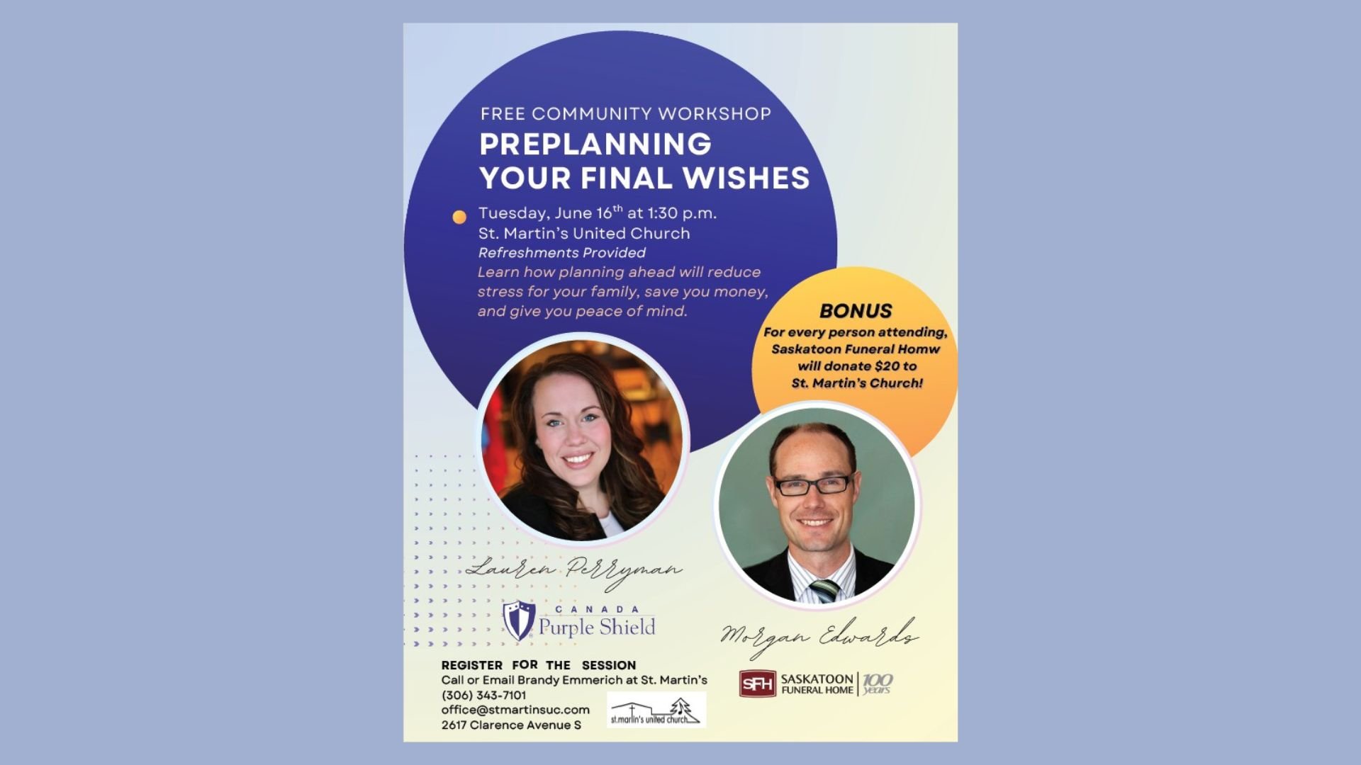Purple Shield Pre-Planning Workshop