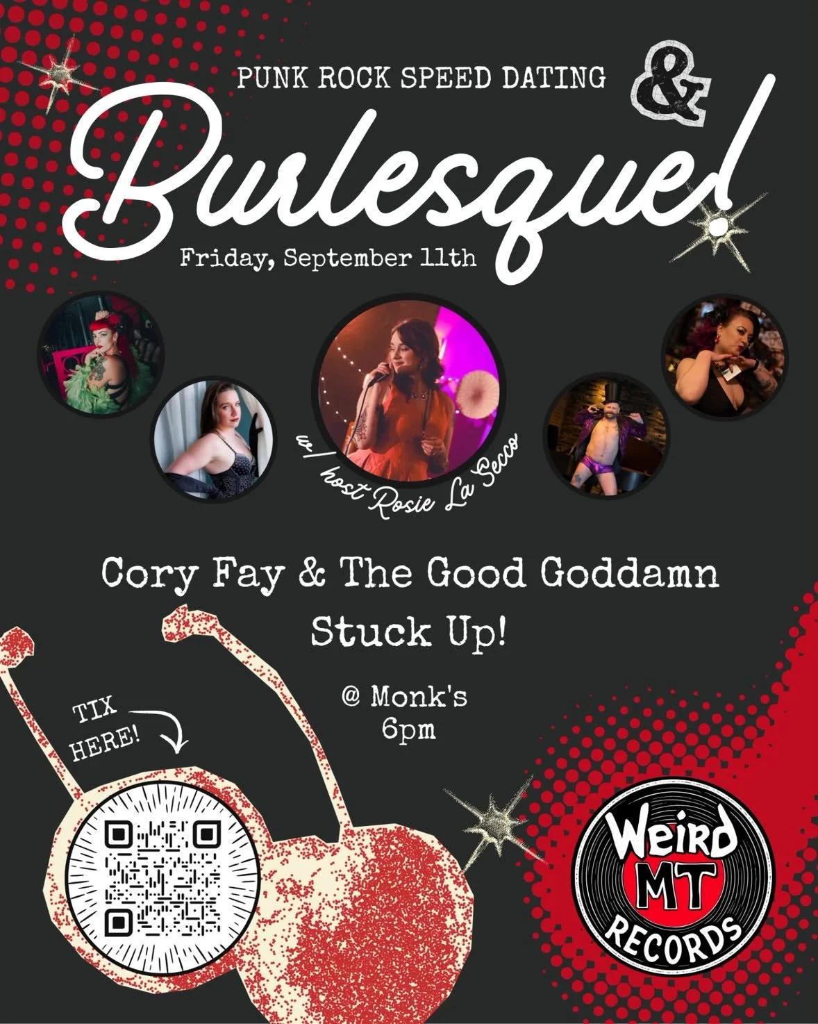 Punk Rock Speed Dating and Burlesque