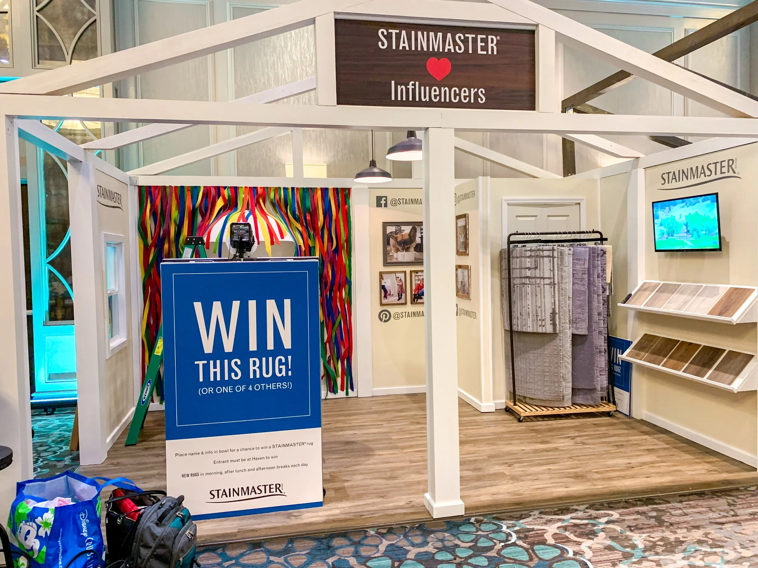 STAINMASTER brand booth at the Haven Influencer Conference