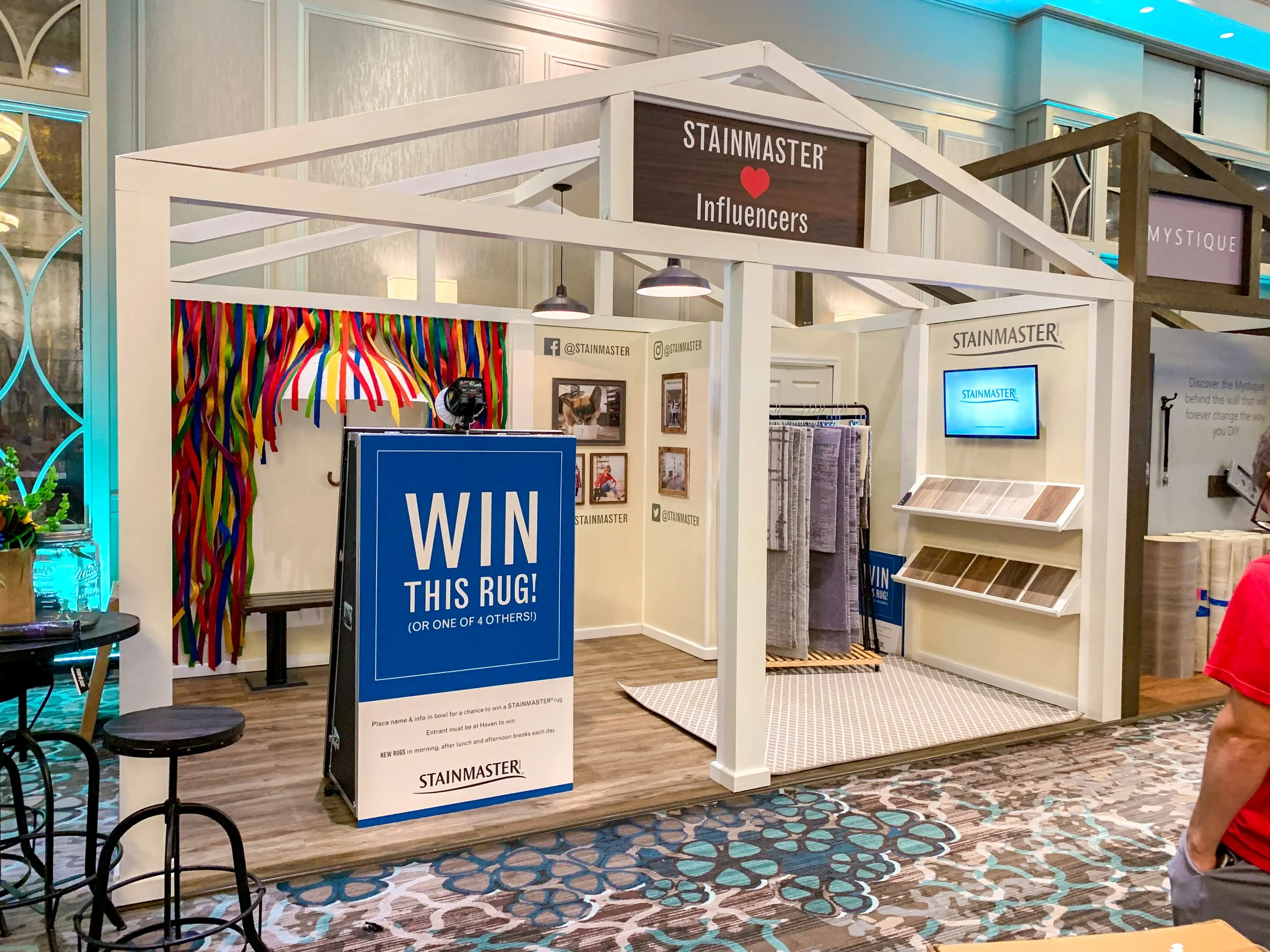 STAINMASTER brand booth at the Haven Influencer Conference