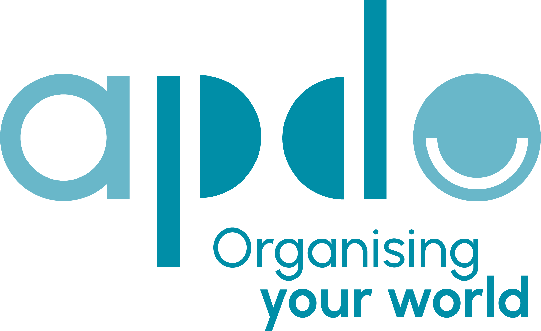 teal green APDO logo for the association for professional declutters and organisers