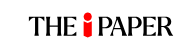 Logo of The I Paper with black and white letters and a red 'I' in the middle