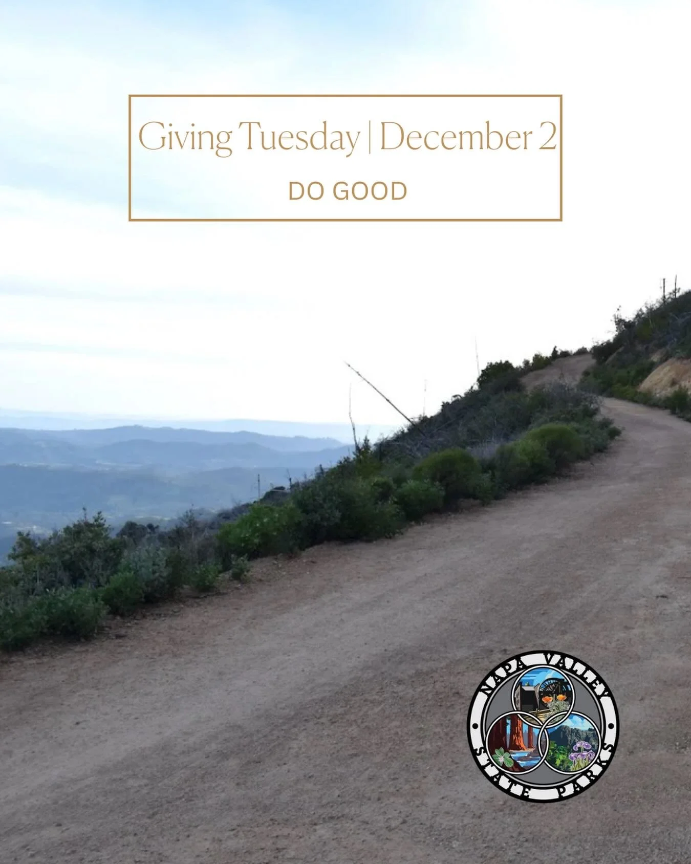 Giving Tuesday is almost here &mdash; a global day of generosity dedicated to giving back to the people, places, and causes that make our communities thrive. 💚

At Napa Valley State Parks Association,&nbsp;every&nbsp;gift helps care for the trails, 