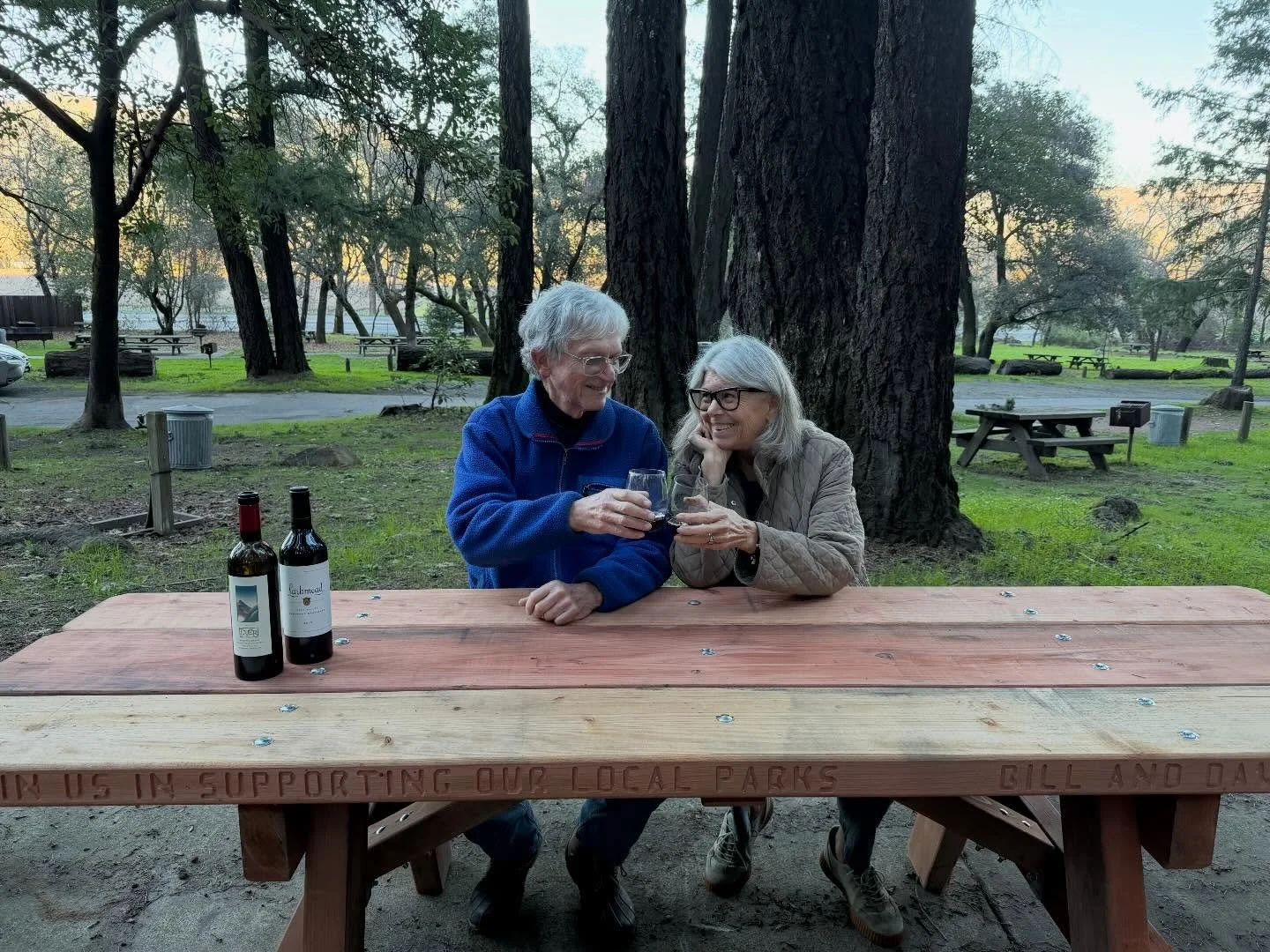 The Napa Valley State Parks Association honored their volunteer of the year award to board member Bill Dyer for his HOURS of volunteer time coordinating their 2025&nbsp;Auction and Harvest Dinner! 

He and his amazing wife Dawnine Dyer got their own 