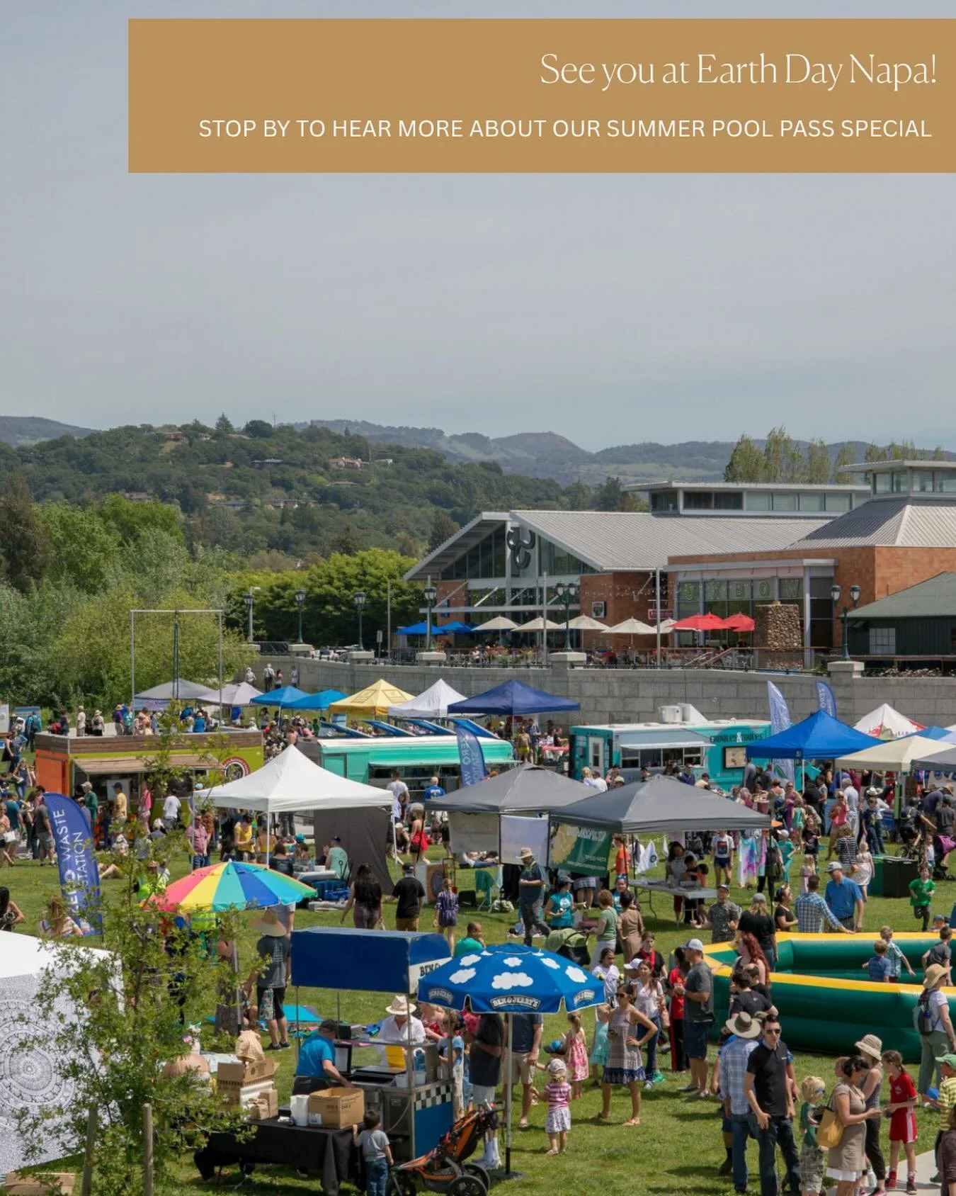 Earth Day is coming up and we&rsquo;re excited to celebrate with you at Earth Day Napa at Oxbow Commons and by offering you a special Summa Pool Pass! 

Stop by the Napa Valley State Parks Association booth to learn how you can support and explore yo