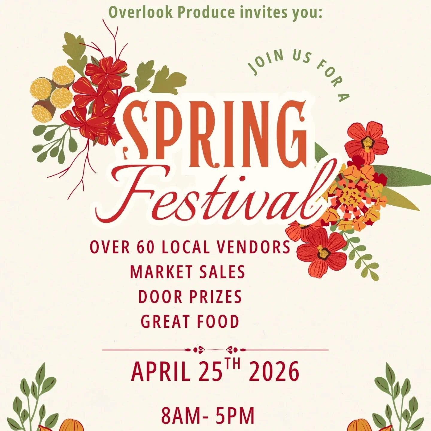 Overlook Produce Spring Festival