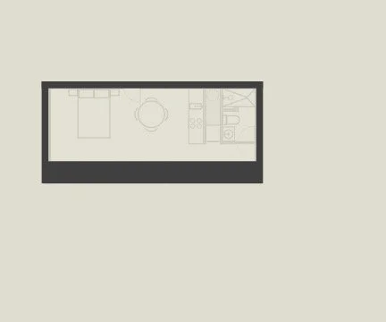 [ Insulation ]
By thickening the southern wall through the placement of utilitarian functions, keeping east and west openings minimal, as well as making use of an R28 wall system, a highly efficient insulated unit is obtained, minimizing overall ener