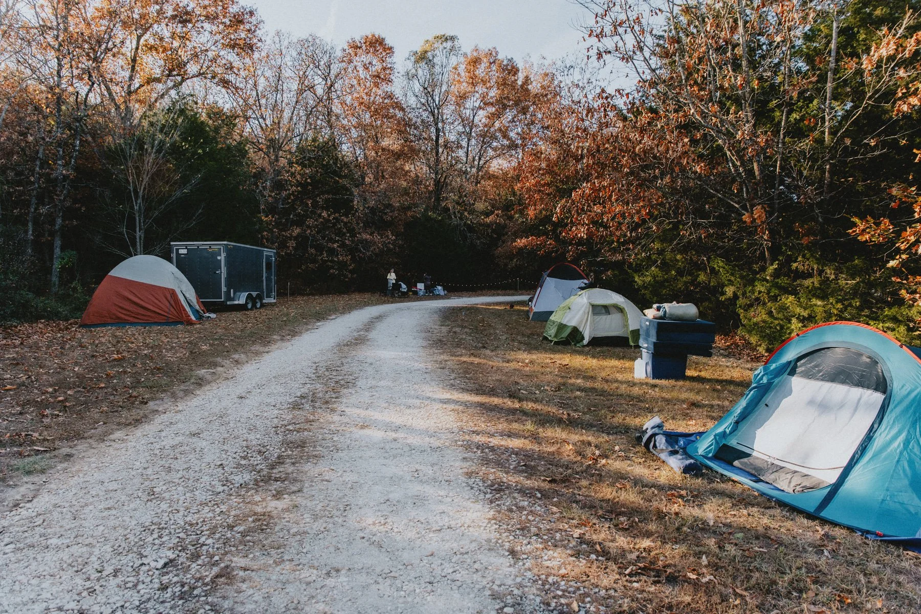 Option to bring your own tent camping on site for free