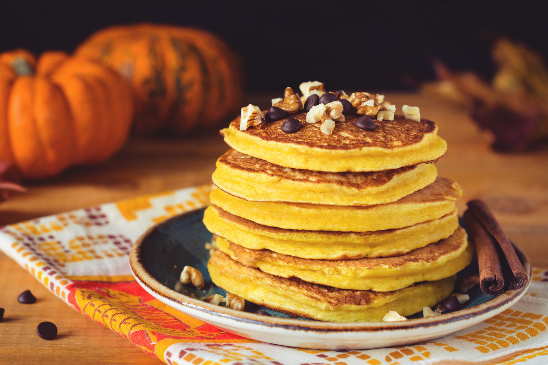 The Perfect Pre-Shift Pumpkin Protein Pancakes