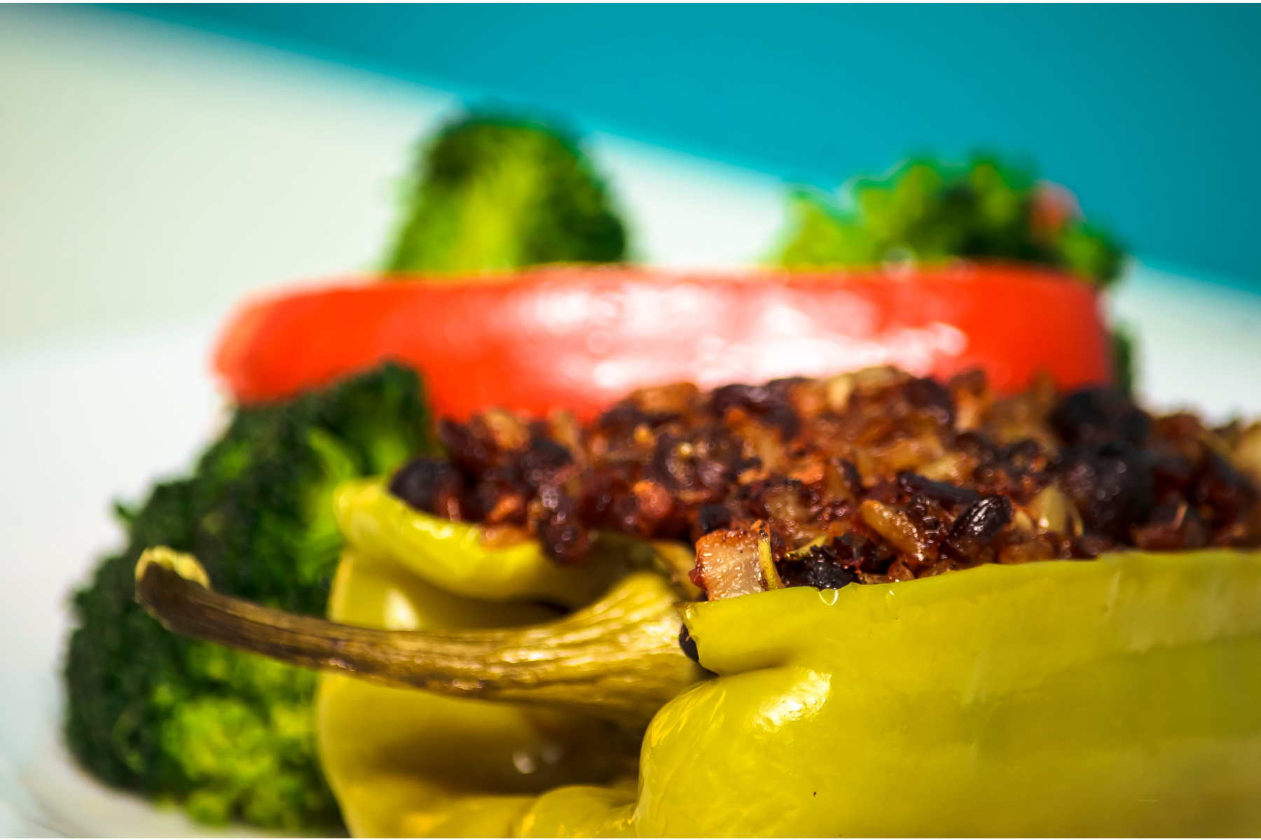 stuffed peppers with vegetables
