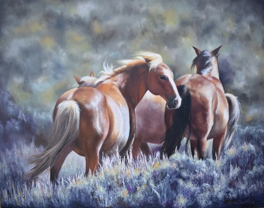 "Daughters Of The Sage" oil painting by Karen Chatham