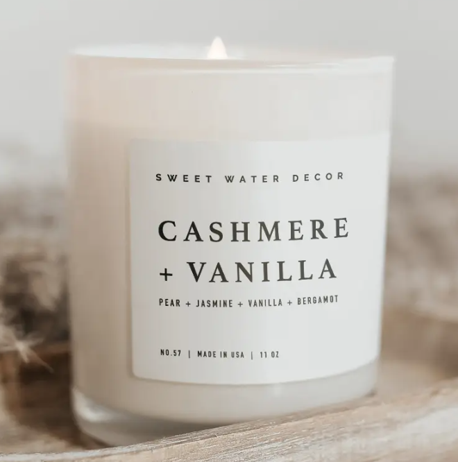 Cashmere and Vanilla Candle