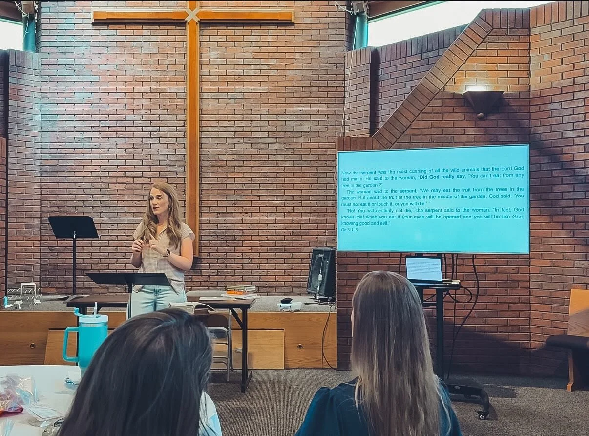 Getting to teach the word of God and encourage women to dig deeper in His word is one of my greatest joys and privileges in my life. Thank you to Mom Heart for having me yesterday! I love speaking to mom&rsquo;s groups.

The enemy loves to sweetly wh