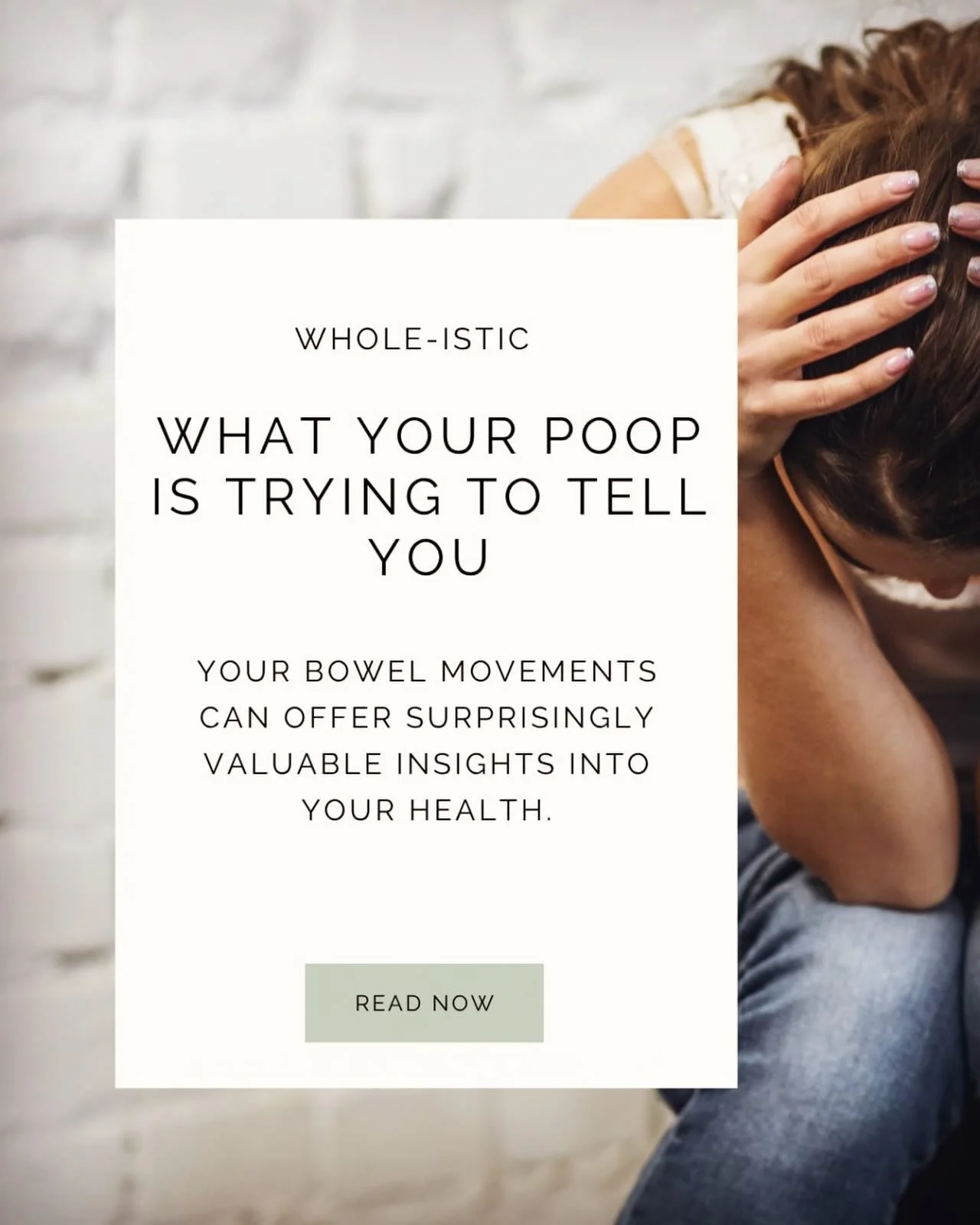 Your Body is a Communication Device 

It might not be the most glamorous topic, but your bowel movements is just one of the many ways the body is continually providing bio-feedback 

From how often you go, to the colour and shape, your body is consta