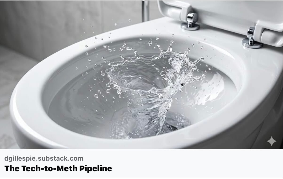 A powerful read ..

How Australian wastewater revealed a billion dollar dark economy connected to ADHD medication and Big Tech. 

Drop a comment below for a link to the article 👇👇