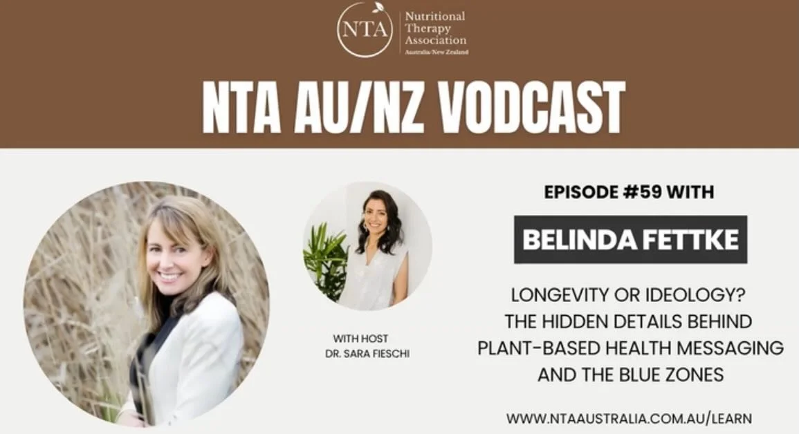 What shapes the nutrition advice we hear every day? 

In this thought-provoking conversation, Belinda Fettke explores the historical, cultural and commercial influences that have helped shape modern dietary guidelines and public health messaging.

Dr