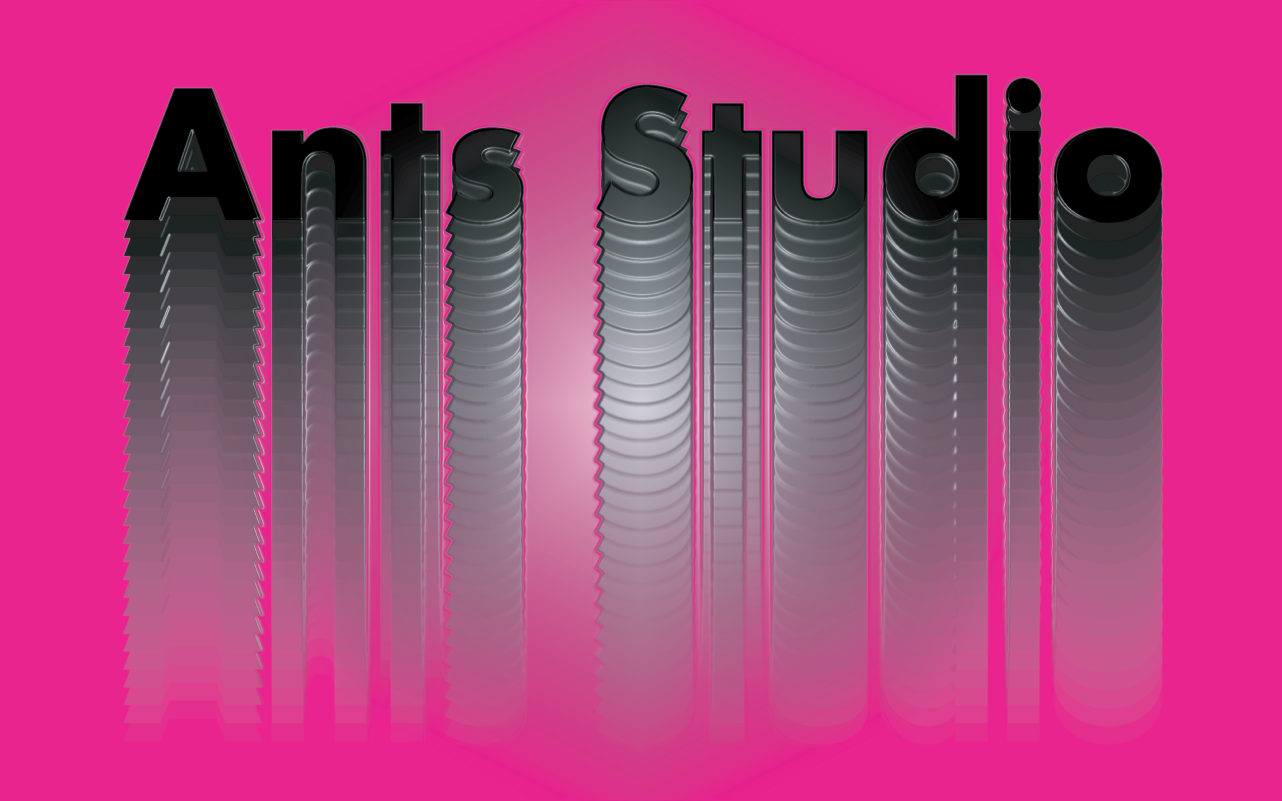 Early logo design test for Ants Studio