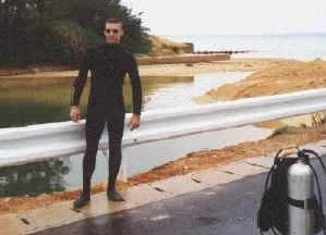 Brother Dan Conway after a "fin."