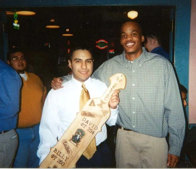 Billy Lee and David Clay, Big Bro and Lil Bro - the Paddle tradition lives on.