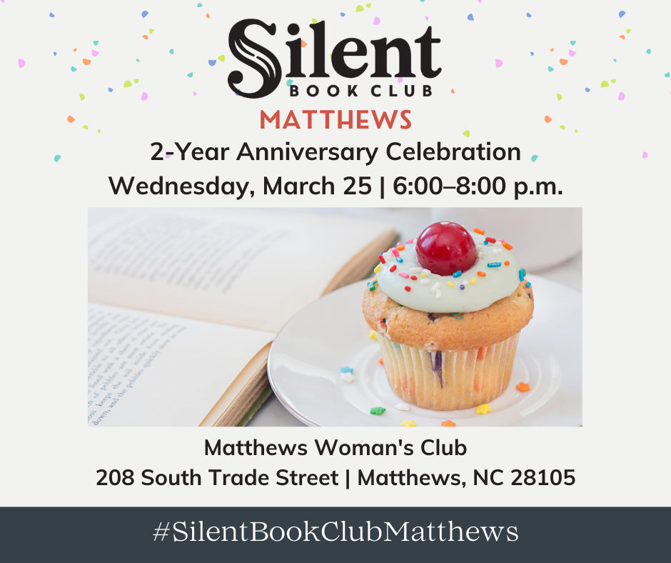 Silent Book Club Matthews March Meeting