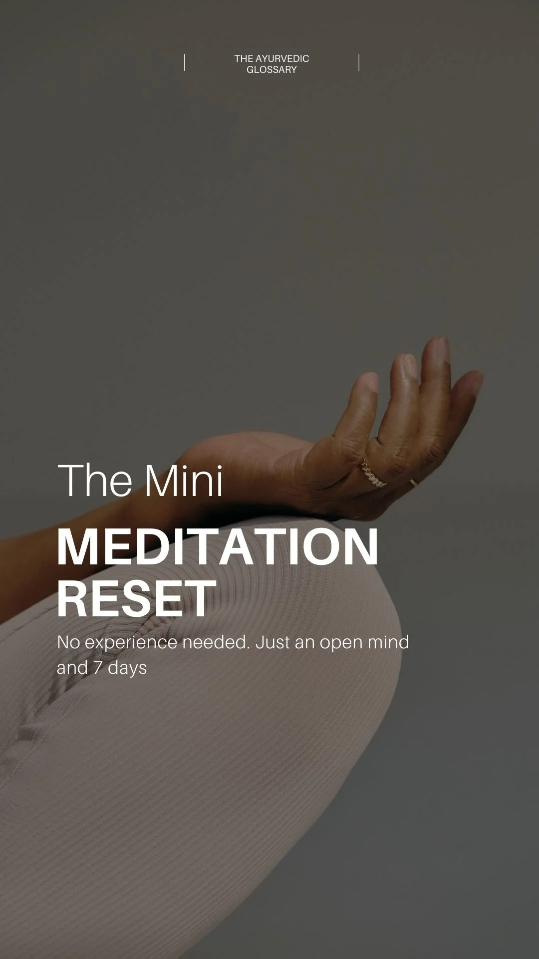 The Mini Meditation Reset: 7 Days