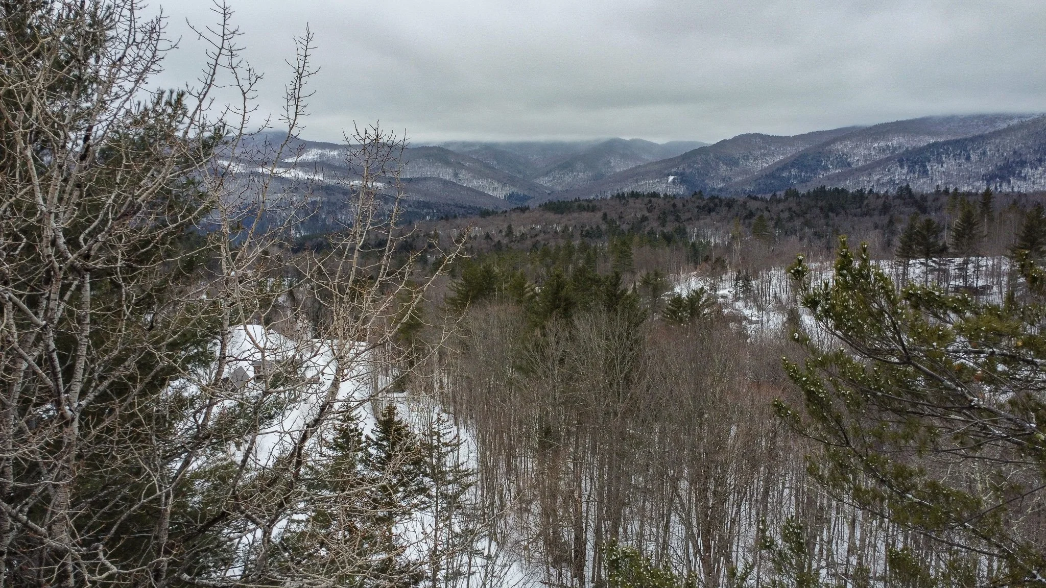 View of the Green Mountains from 400 Marine Hill, Rochester, VT