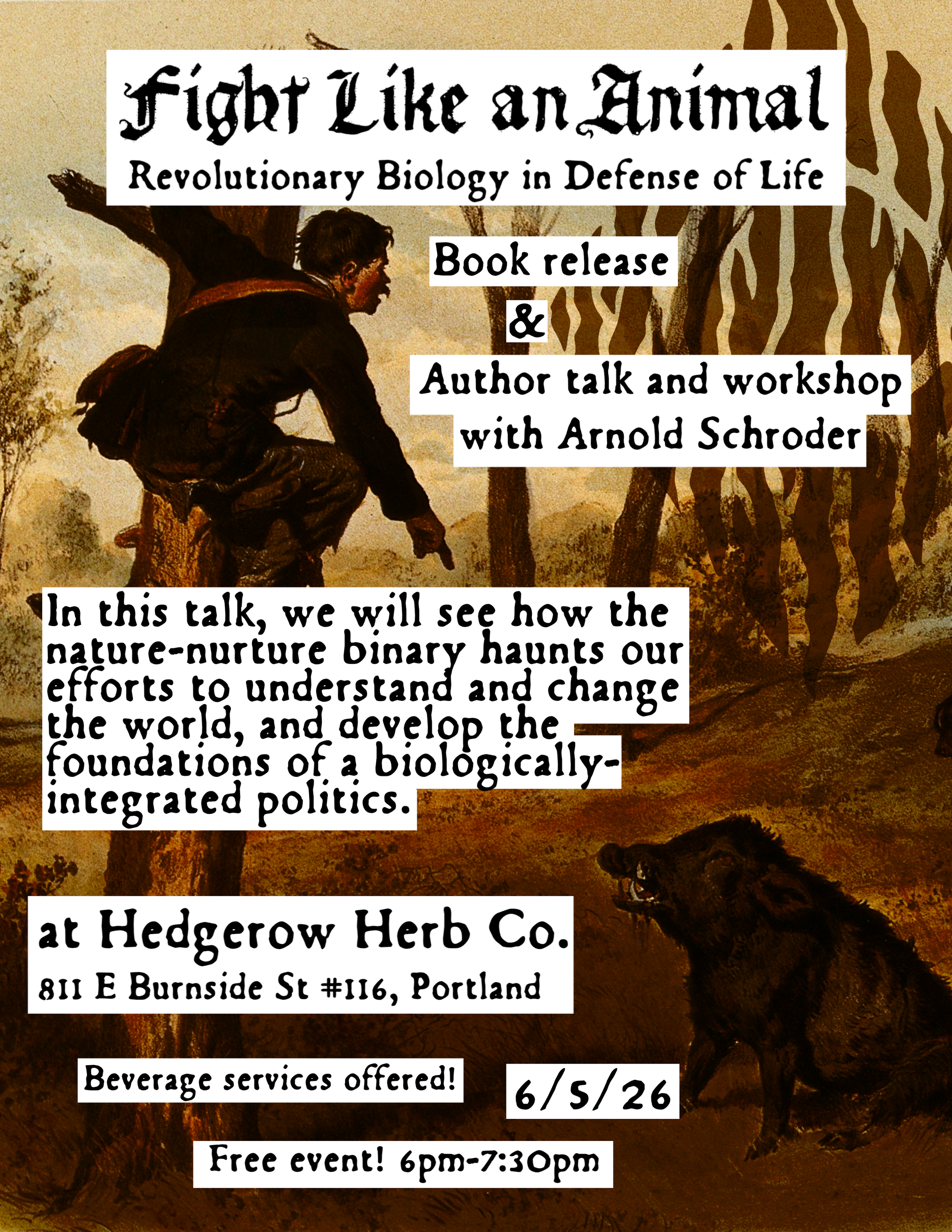 Fight Like an Animal : Book Release Gathering