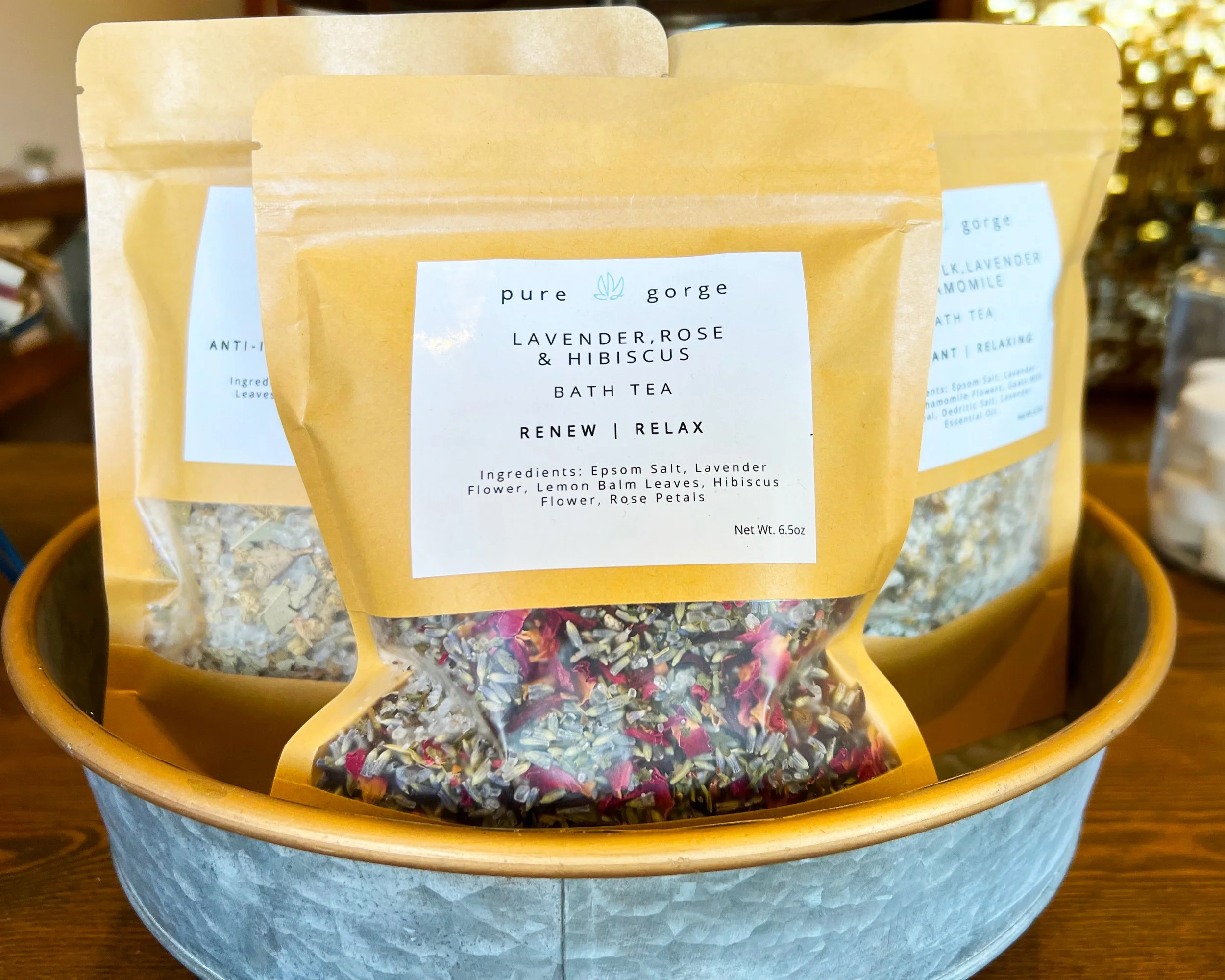 Lavender & Hibiscus Bath Tea