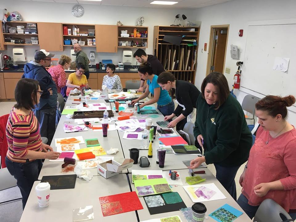 EC Gel print workshop - group - overhead.jpg