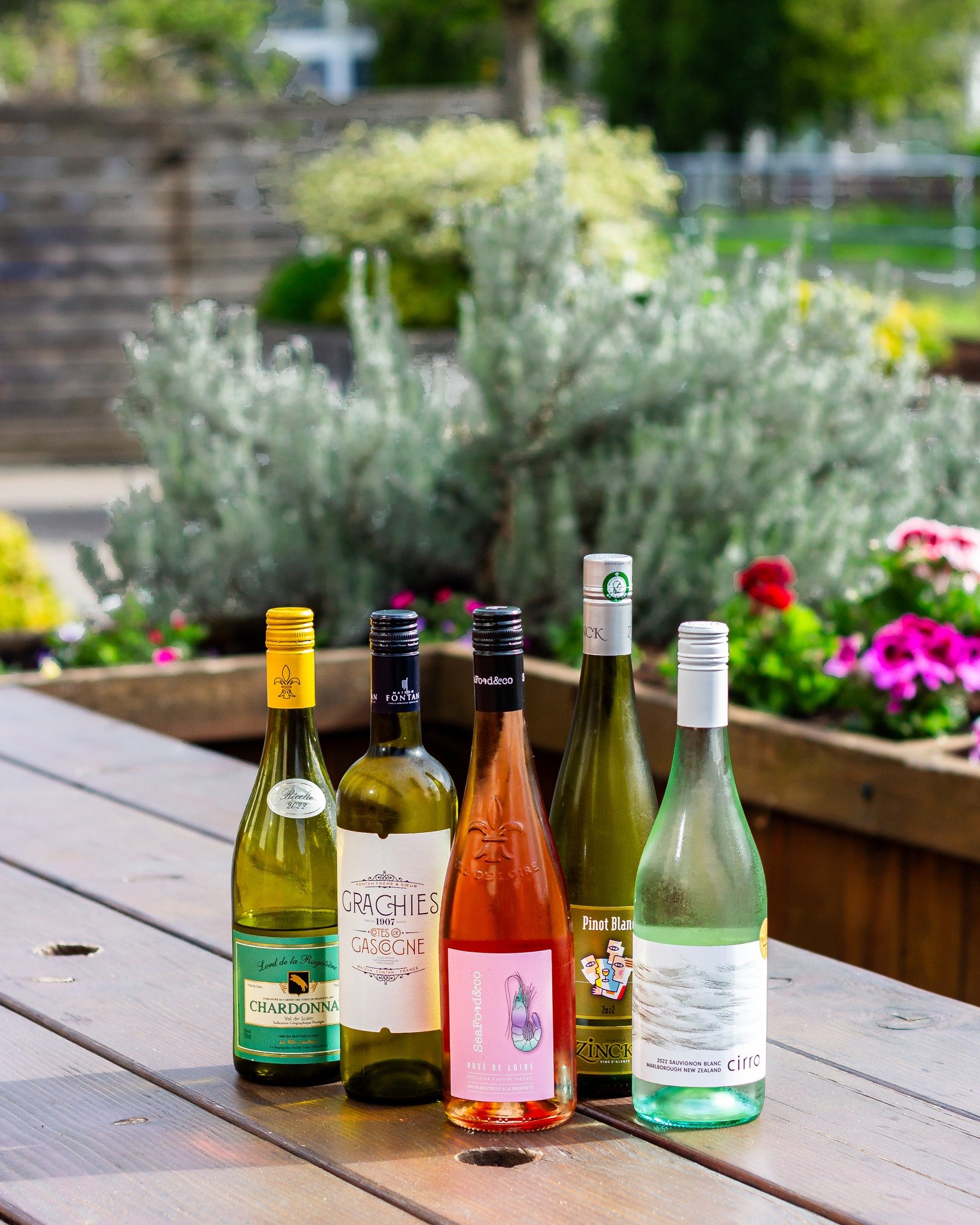 it's the season for crisp wines on the patio 🌸 (despite this week of grey clouds) and while our patio is not fully ready, we're happy to seat you there weather permitting

watch this space transform over the next month as we prepare for a beautiful 