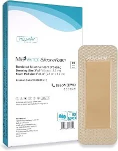Rectangle Foam Bandage
 1.2x3.4” (10)
