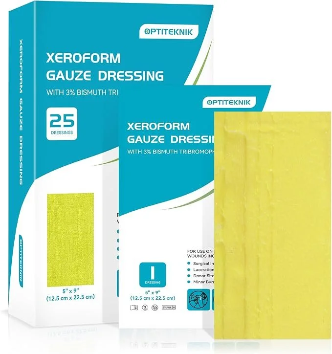 Xeroform 
Large pack of 25 (5x9in)