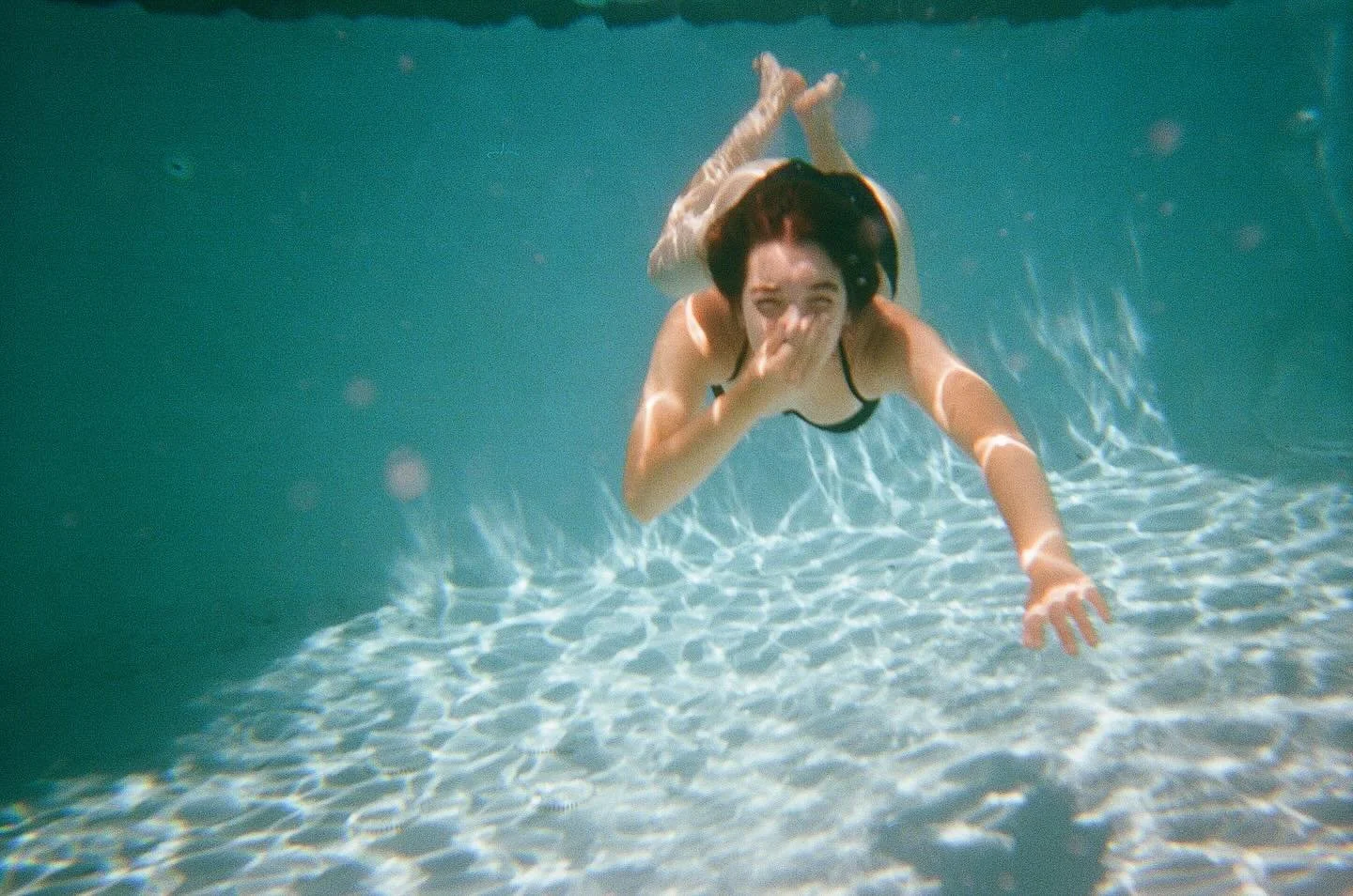 I miss summertime with you! (on film) @rianeharris 🫧💙🫧