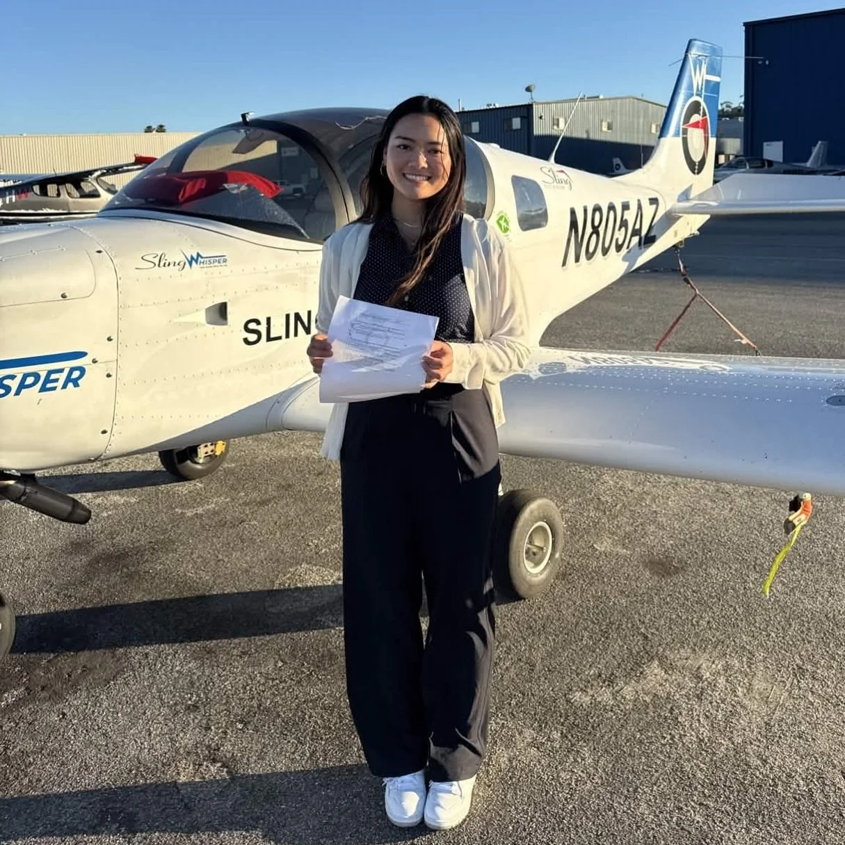⭐️ Latest Accomplishments at Sling ⭐️

Congratulations to:

1. Czyla for passing your CFI checkride!
2. Jiun for passing your CFI checkride!
3. Ryan for completing your first solo!
4. Grant for passing your MEI checkride!
5. Sean for passing your CFI