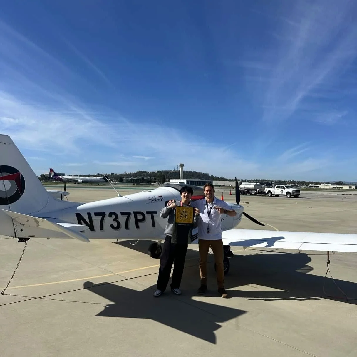 ⭐️ Latest Accomplishments at Sling ⭐️

Congratulations to:

1. Antonio for completing your first solo!
2. Tyler for completing your first solo!
3. Marko for passing your PPL checkride!
4. Sean for passing your CFI checkride!
5. Amanda &amp; Christian